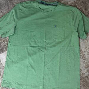 NWOT Izod S/S Grass Green Cotton Pocket T, XL
